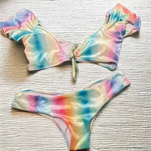 NWT QuintSoul oasis of the sea bikini S